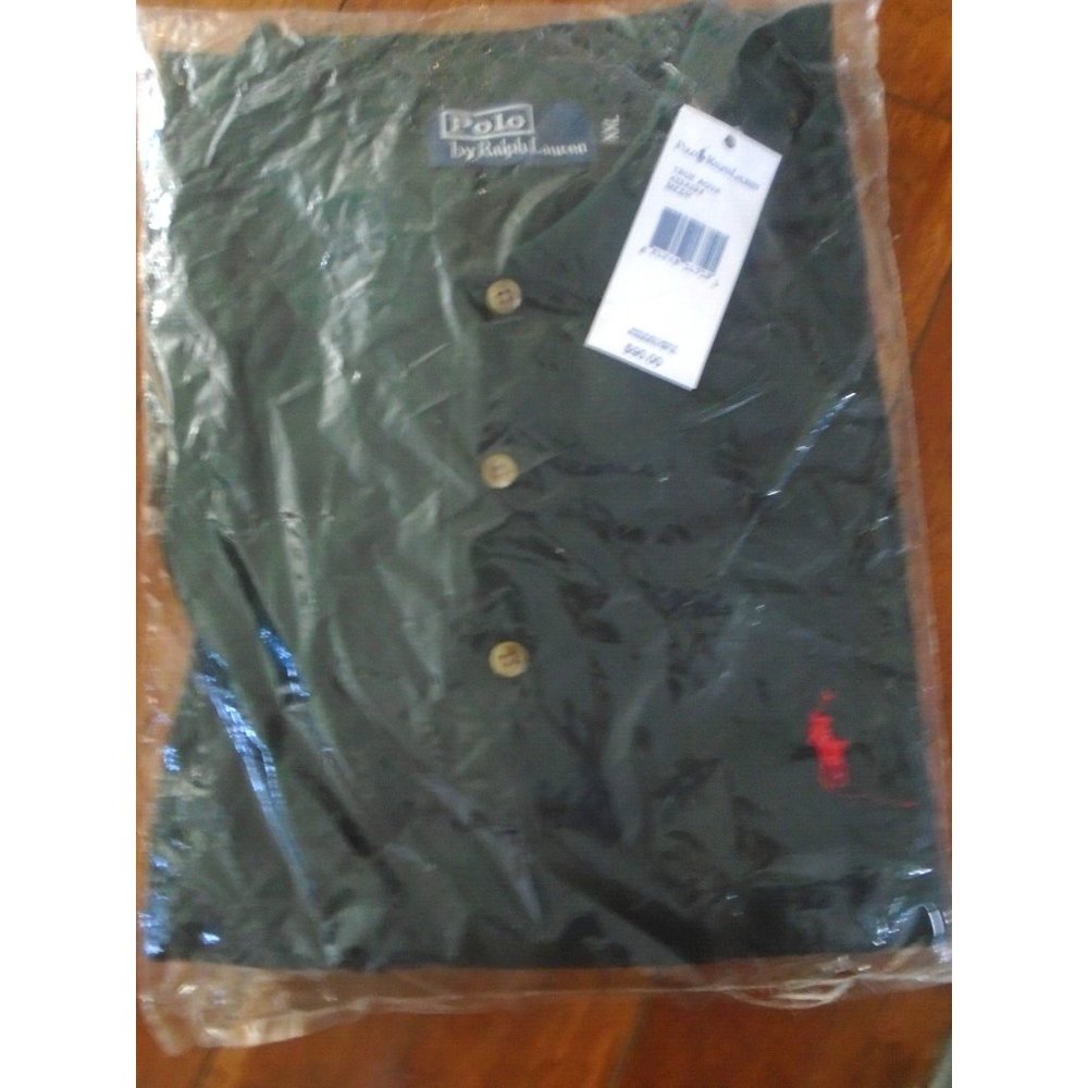 Polo Ralph Lauren Hunter Green Short Sleeve Logo Shirt New in Sealed PKG Size 2X